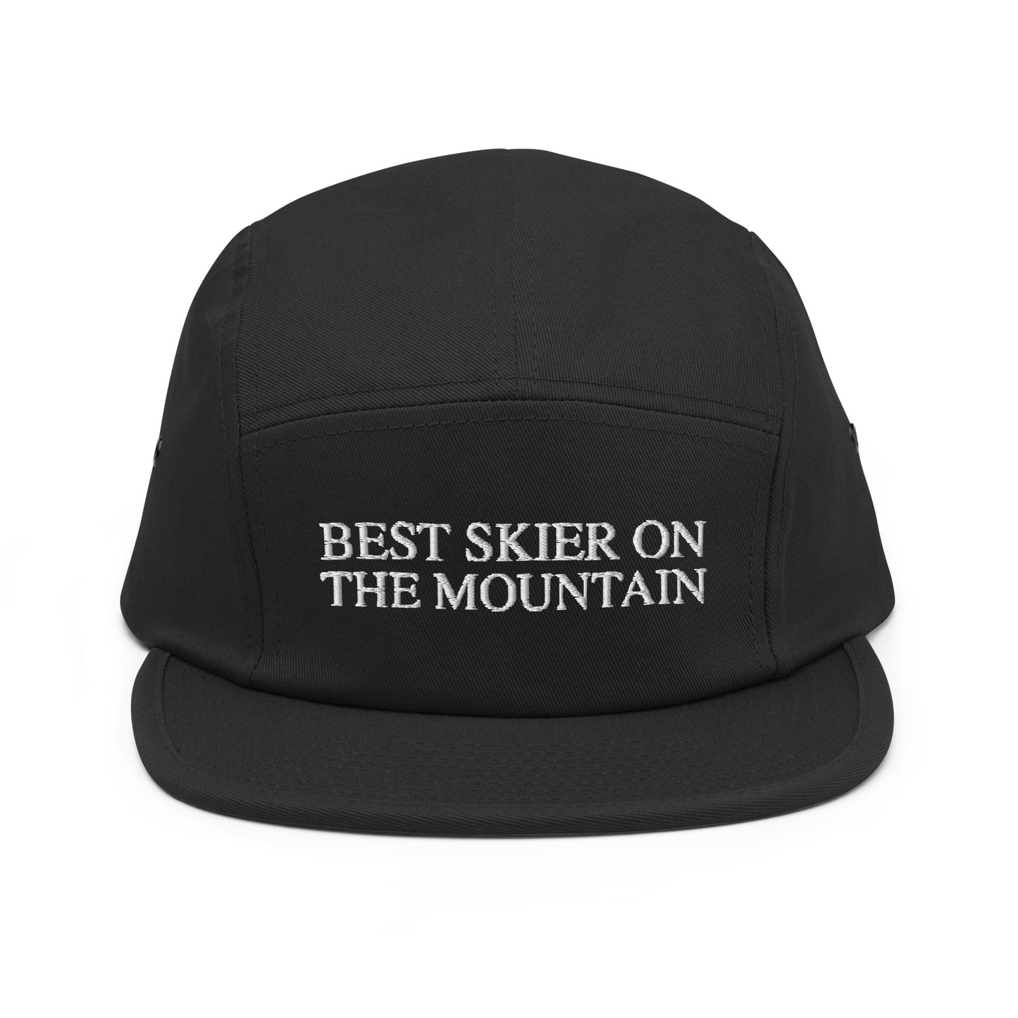 Skip The Last® - Best Skier On The Mountain - Embroidered Five Panel Cap