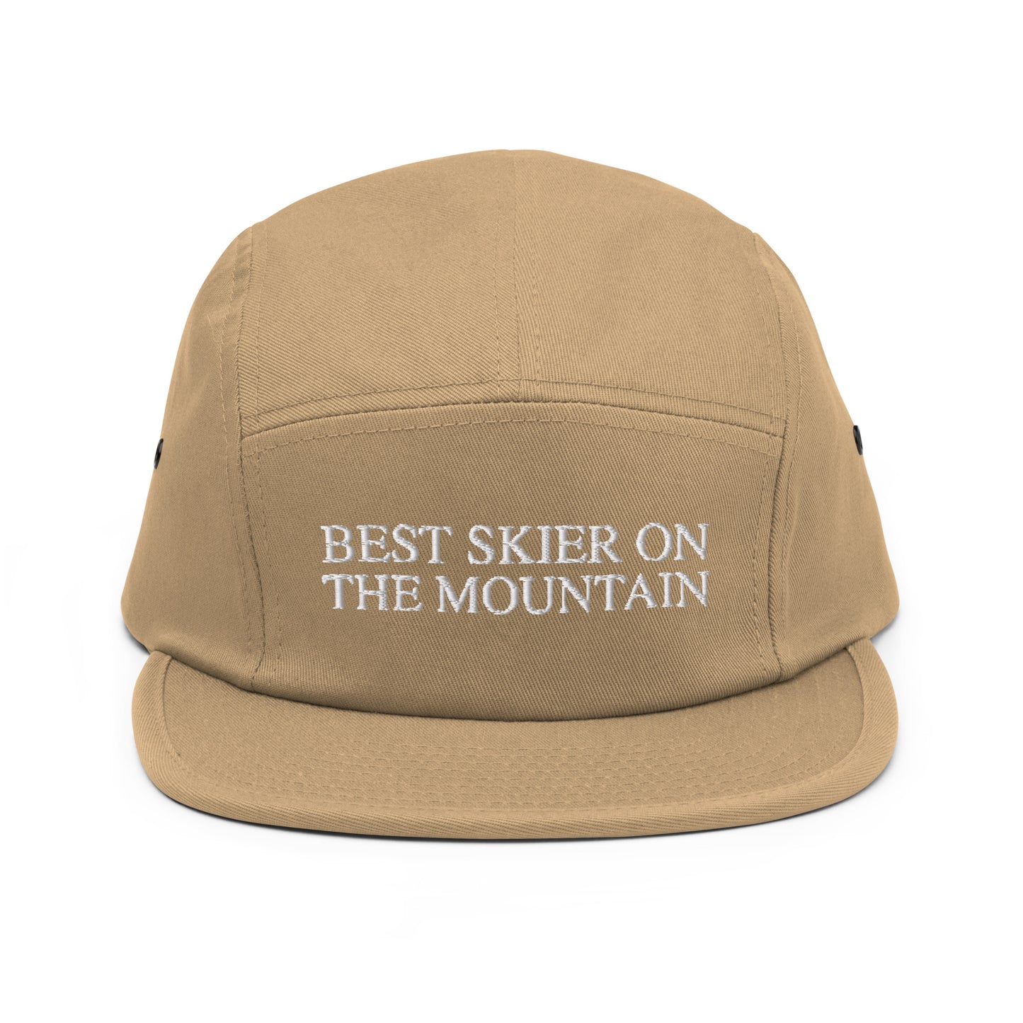 Skip The Last® - Best Skier On The Mountain - Embroidered Five Panel Cap