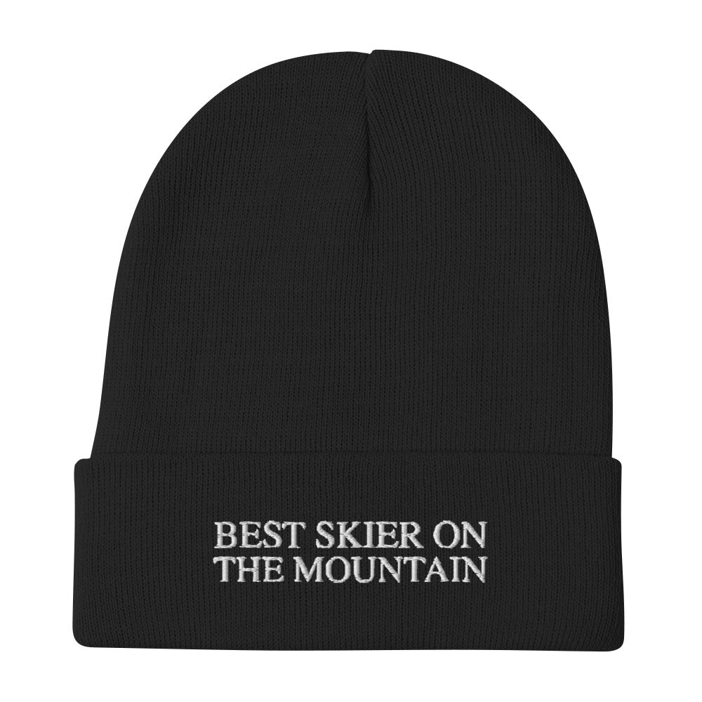 Skip The Last® - Best Skier On The Mountain - Embroidered Beanie
