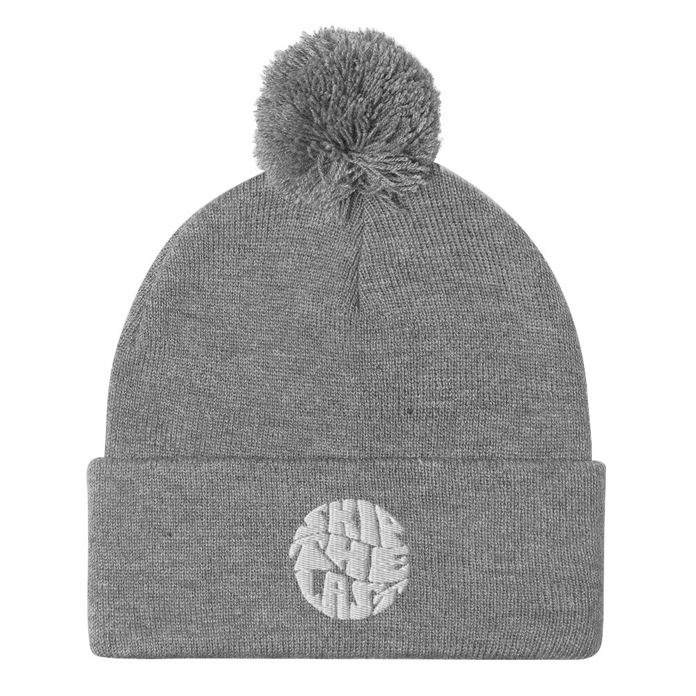 Skip The Last® - Retro - Embroidered Pom-Pom Beanie