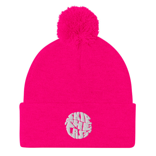 Skip The Last® - Retro - Embroidered Pom-Pom Beanie
