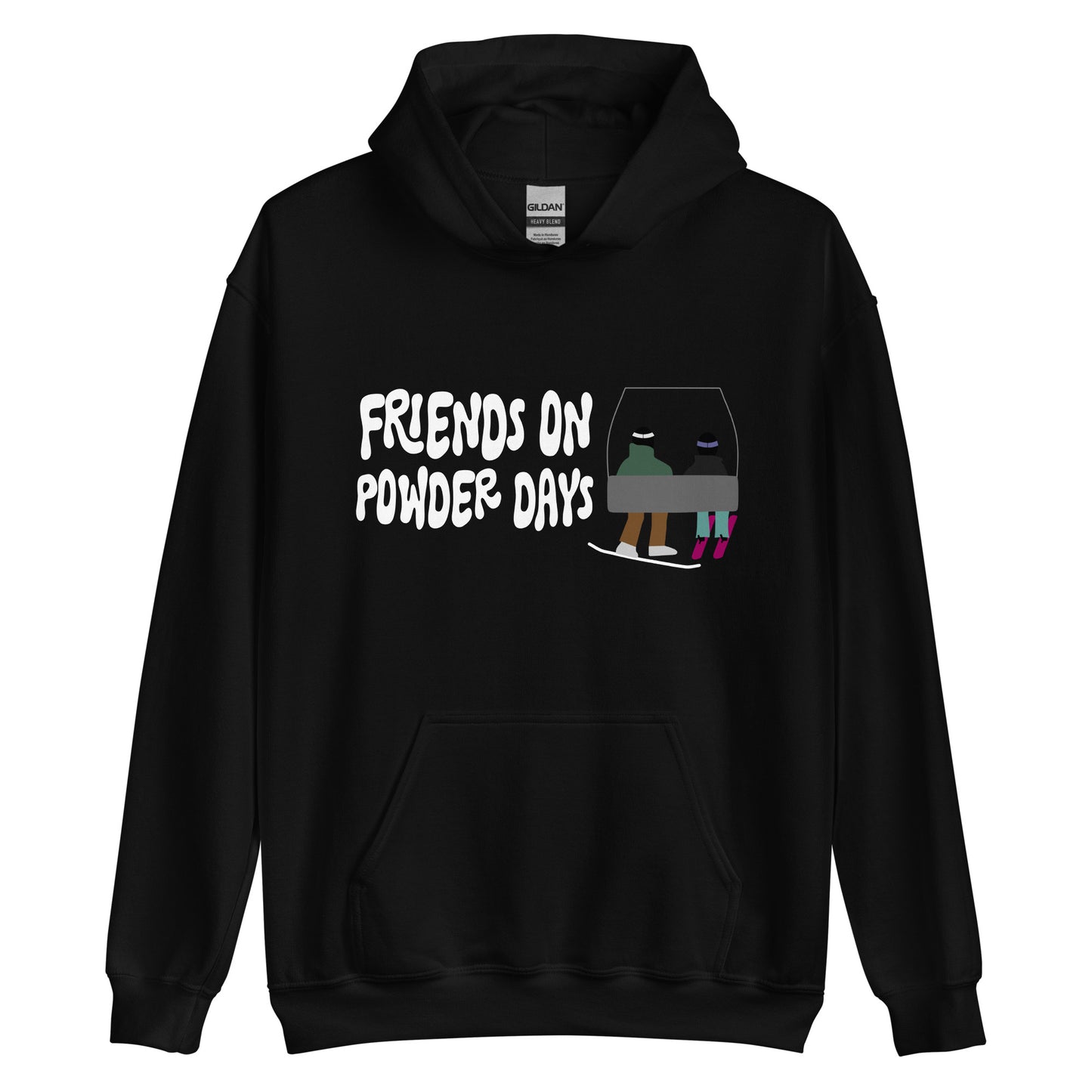 Skip The Last® - Friends On Powder Days - Hoodie