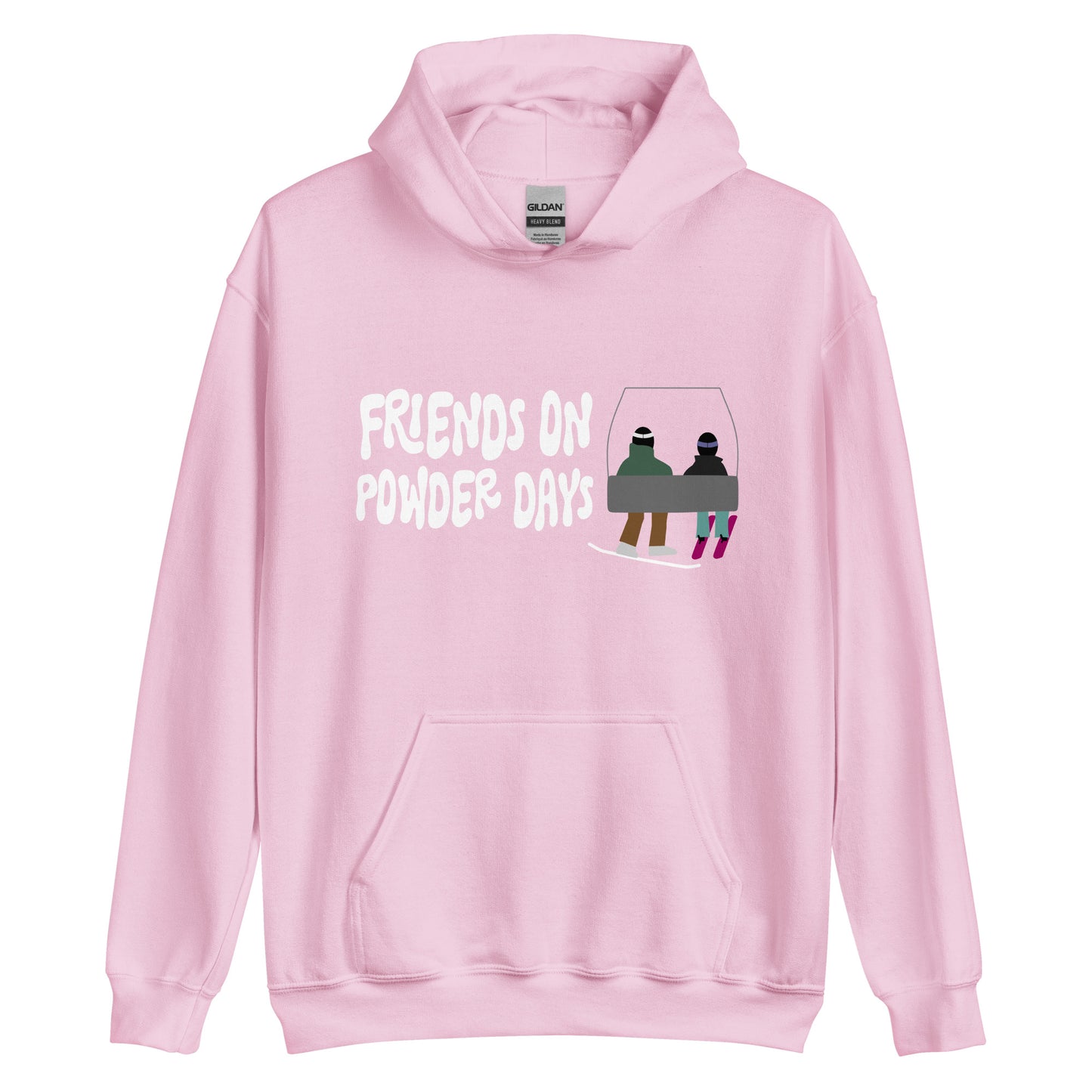 Skip The Last® - Friends On Powder Days - Hoodie