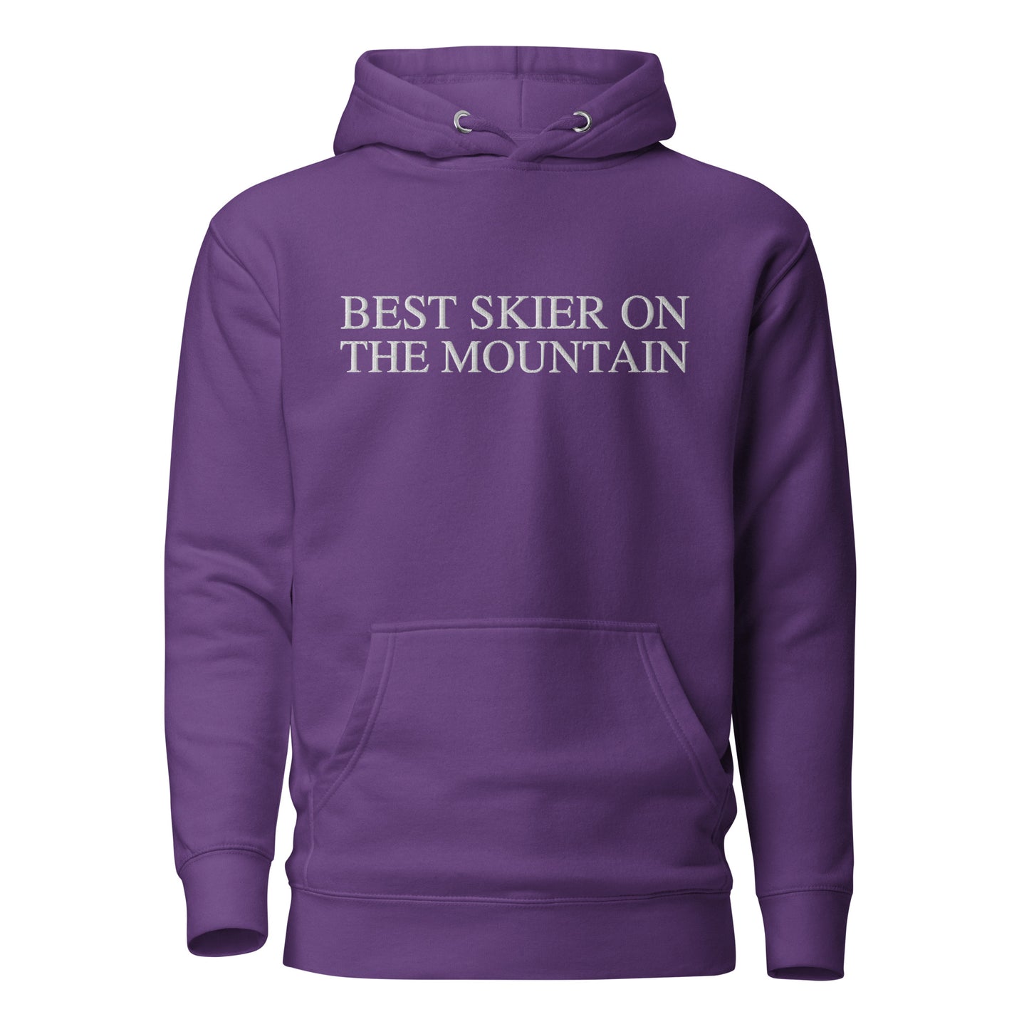 Skip The Last® - Best Skier On The Mountain - Embroidered Premium Hoodie