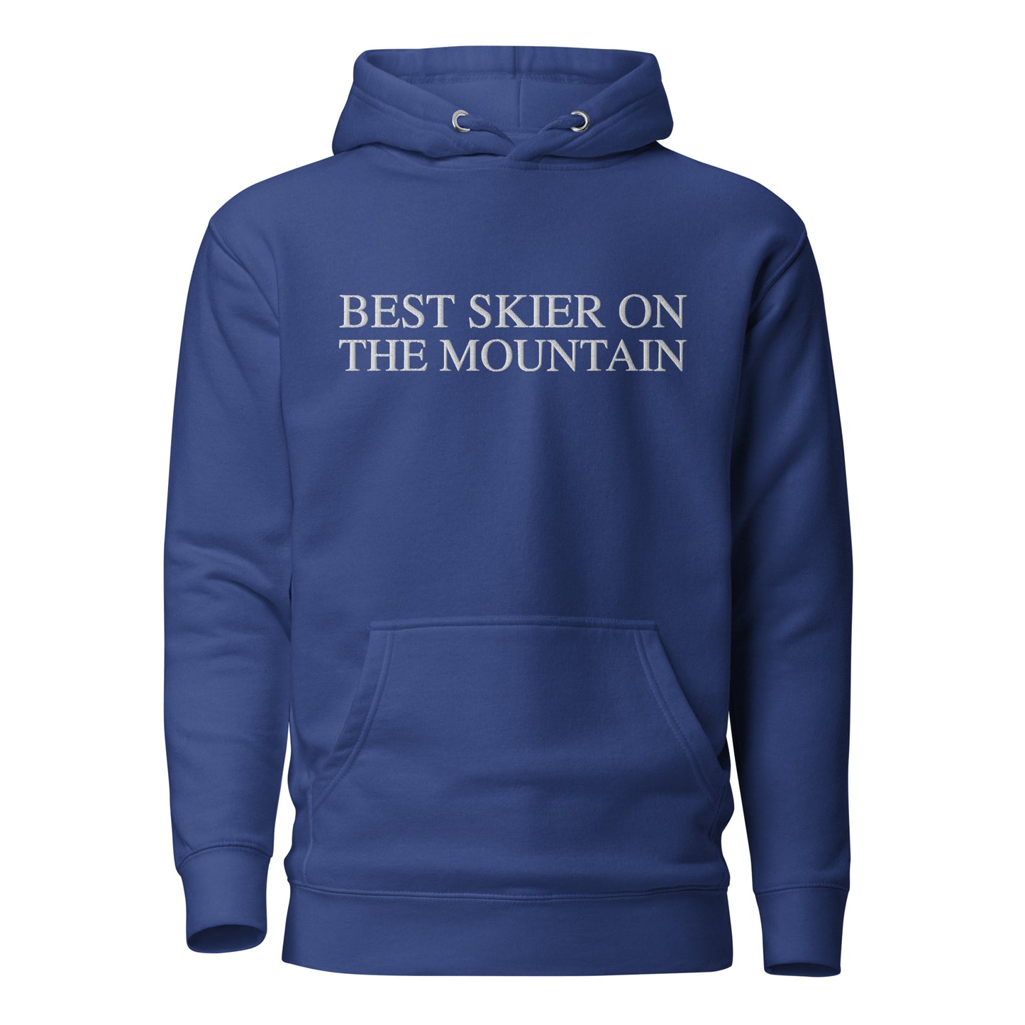 Skip The Last® - Best Skier On The Mountain - Embroidered Premium Hoodie